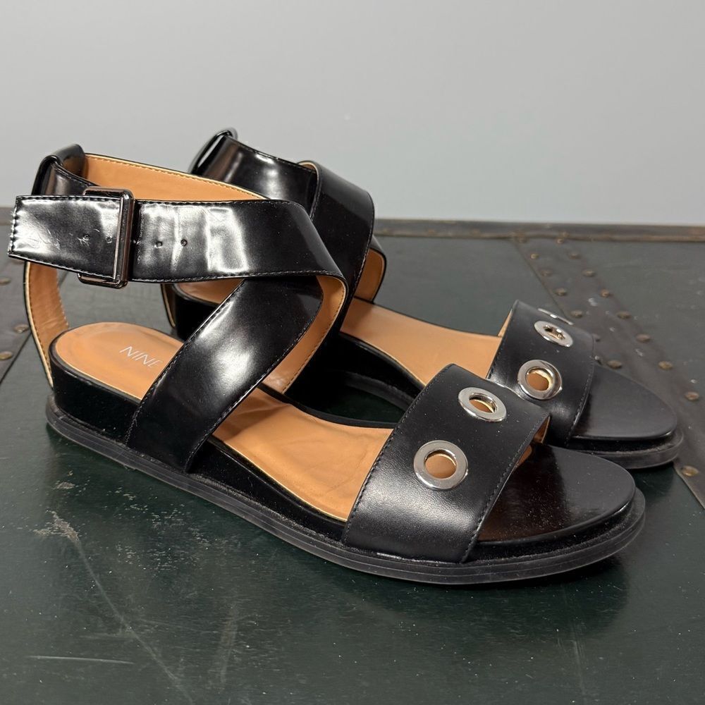 Nine West Malbeco sandals Black Woman’s 7.5